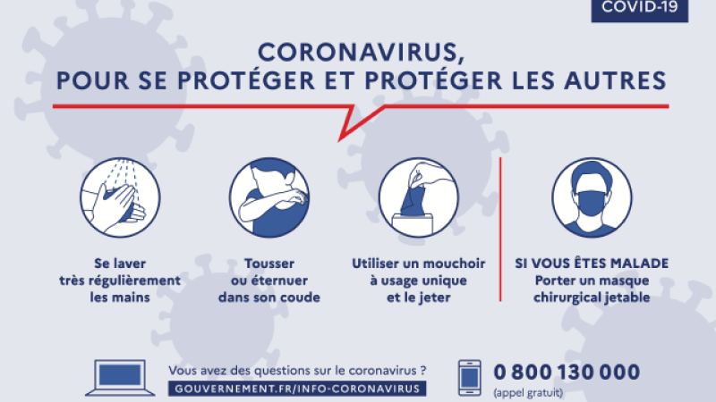 Note d'information sur le Coronavirus (Covid-19)